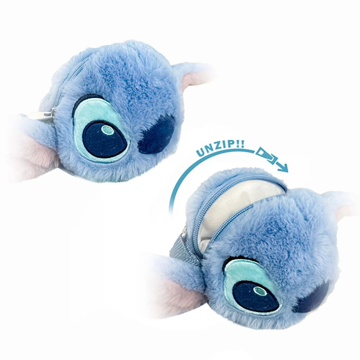 STITCH - Sac à Dos Peluche - 28x16x11cm