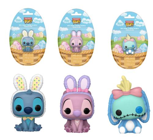 ( MODELE SOUILLON ) ASST POCKET POP Singles: Paques - Lilo & Stitch
