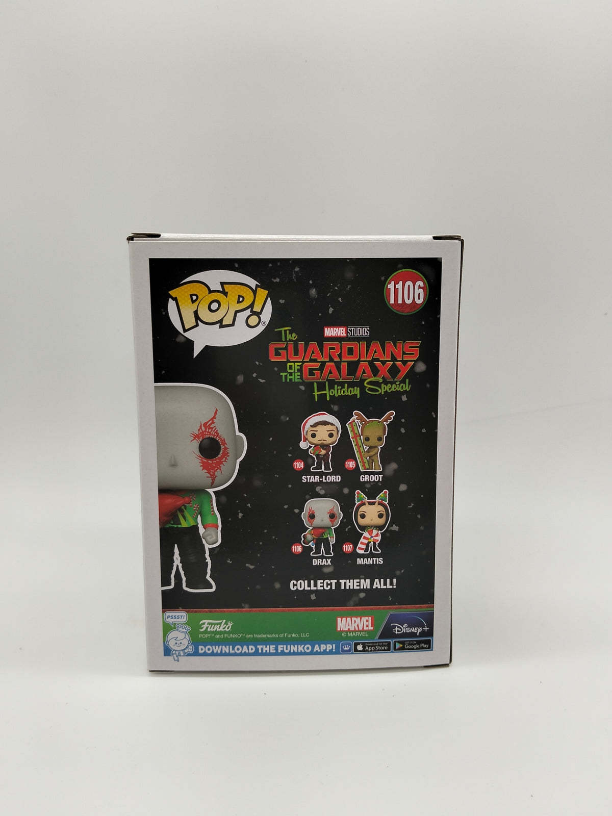 Funko pop Marvel Guardians of The Galaxy Holiday Special 1106