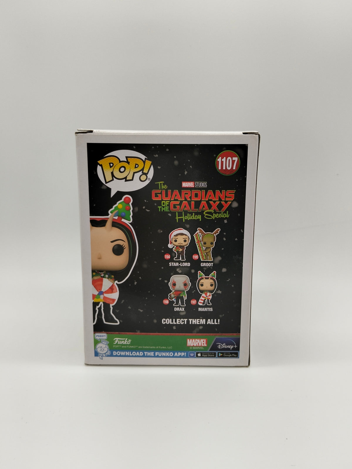 Funko pop Marvel Guardians of The Galaxy Holiday Special Mantis 1107