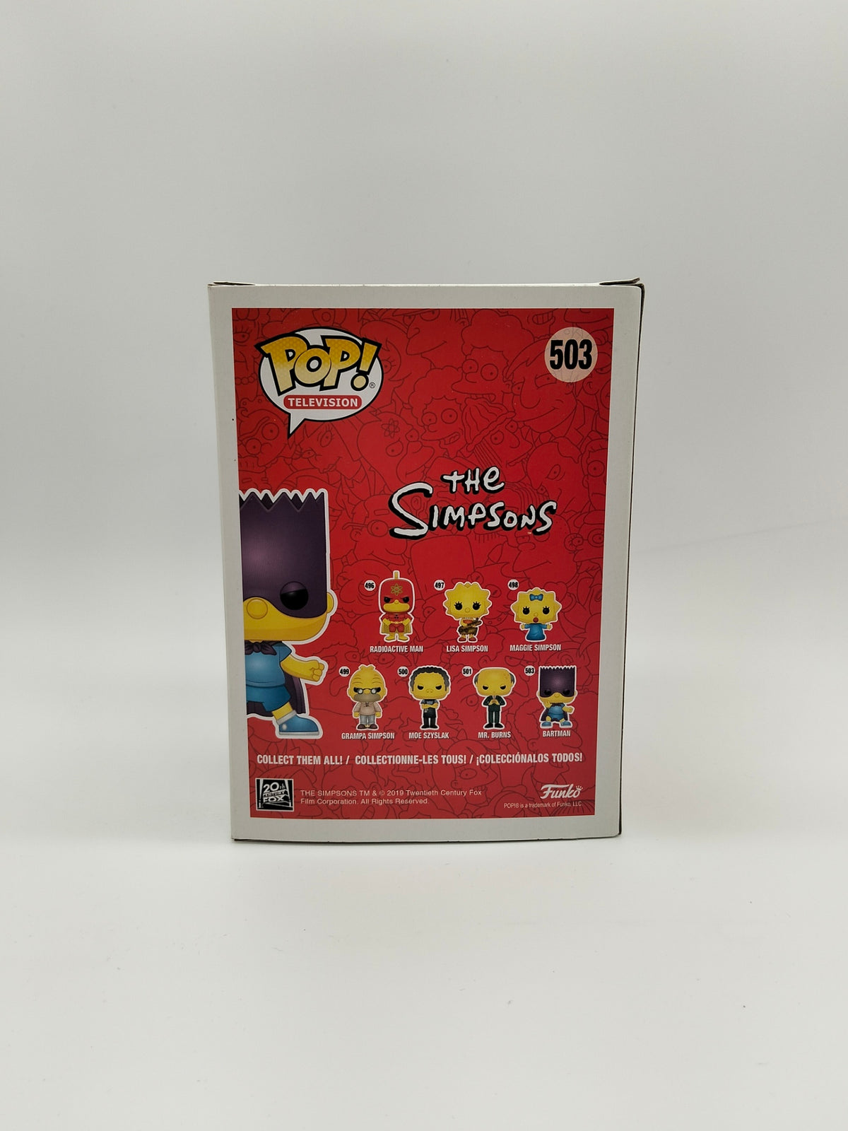 Funko pop The simpsons Bartman 503