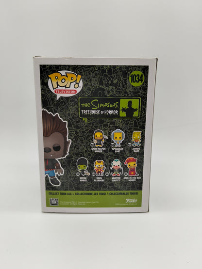 Funko pop The simpsons 2020 fall convention werewolf bart 1034