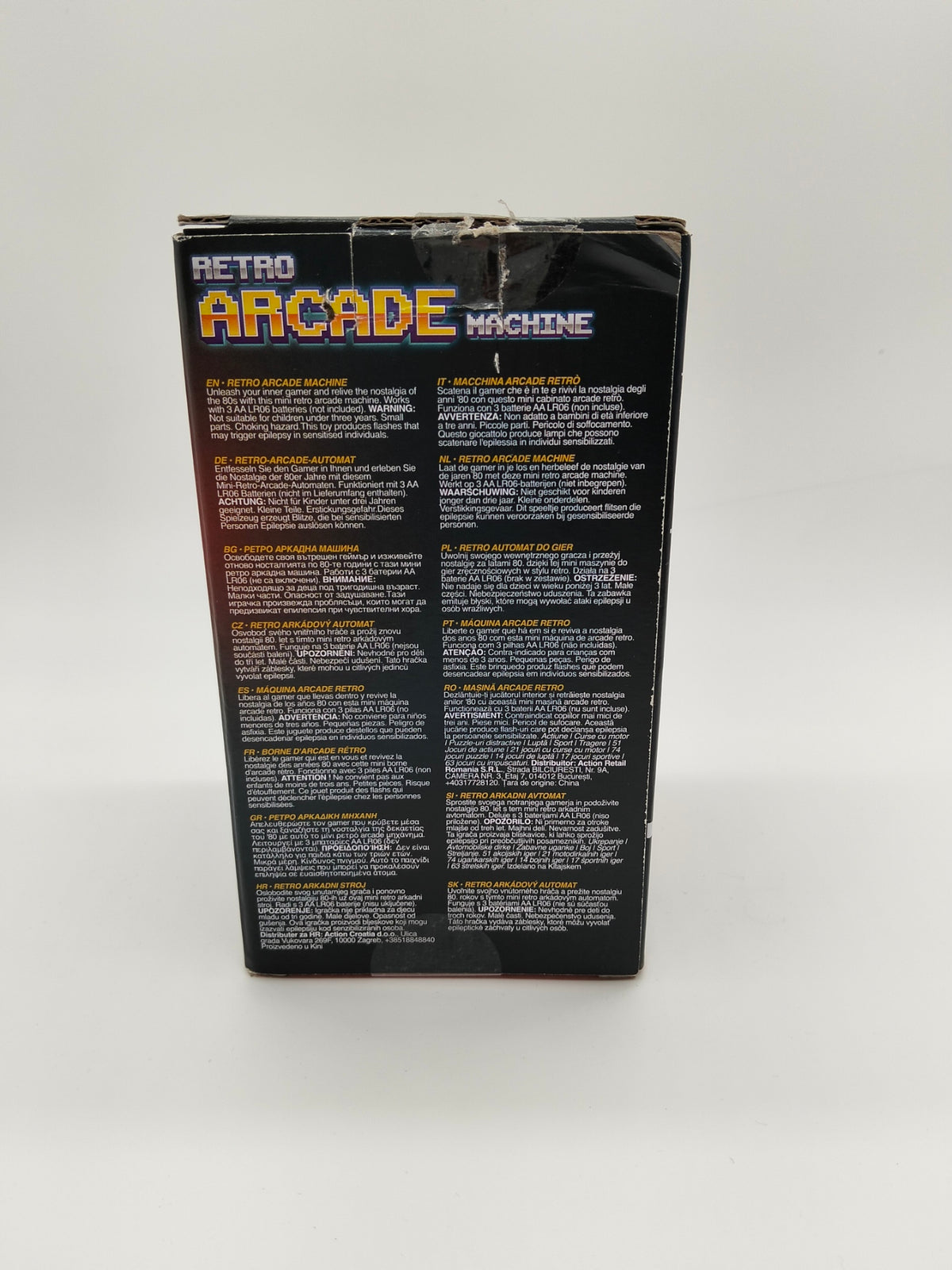 Mini-borne d'arcade rétro portable