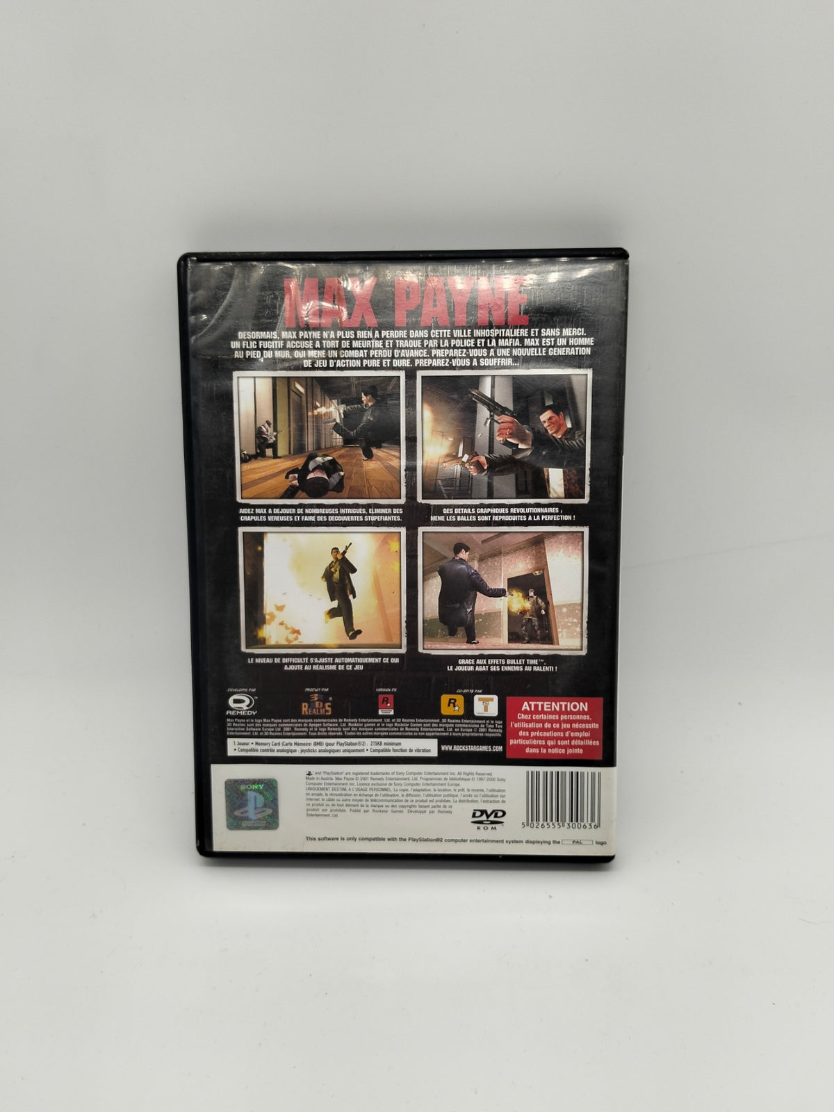 Max Payne sur PlayStation 2