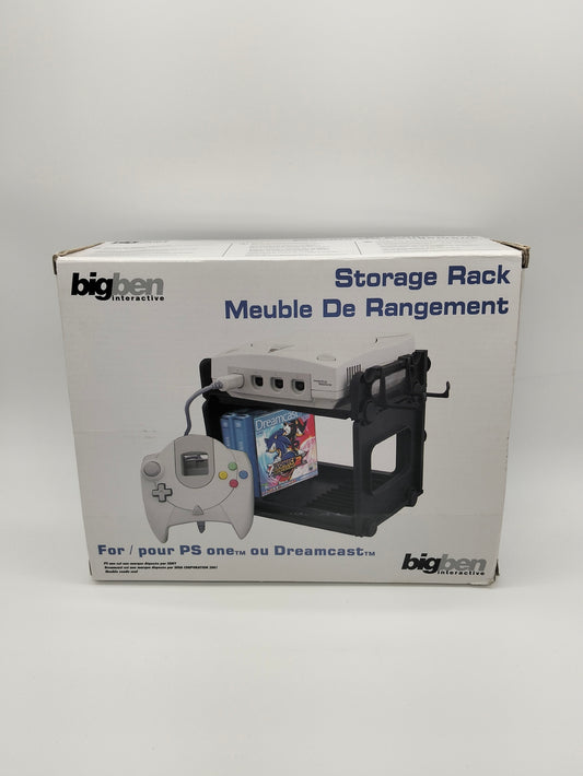 Storage Rack / Meuble de Rangement Bigben Interactive (conçu pour la Sega Dreamcast ou la Sony PS one)