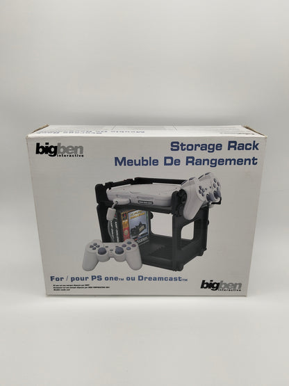 Storage Rack / Meuble de Rangement Bigben Interactive (conçu pour la Sega Dreamcast ou la Sony PS one)