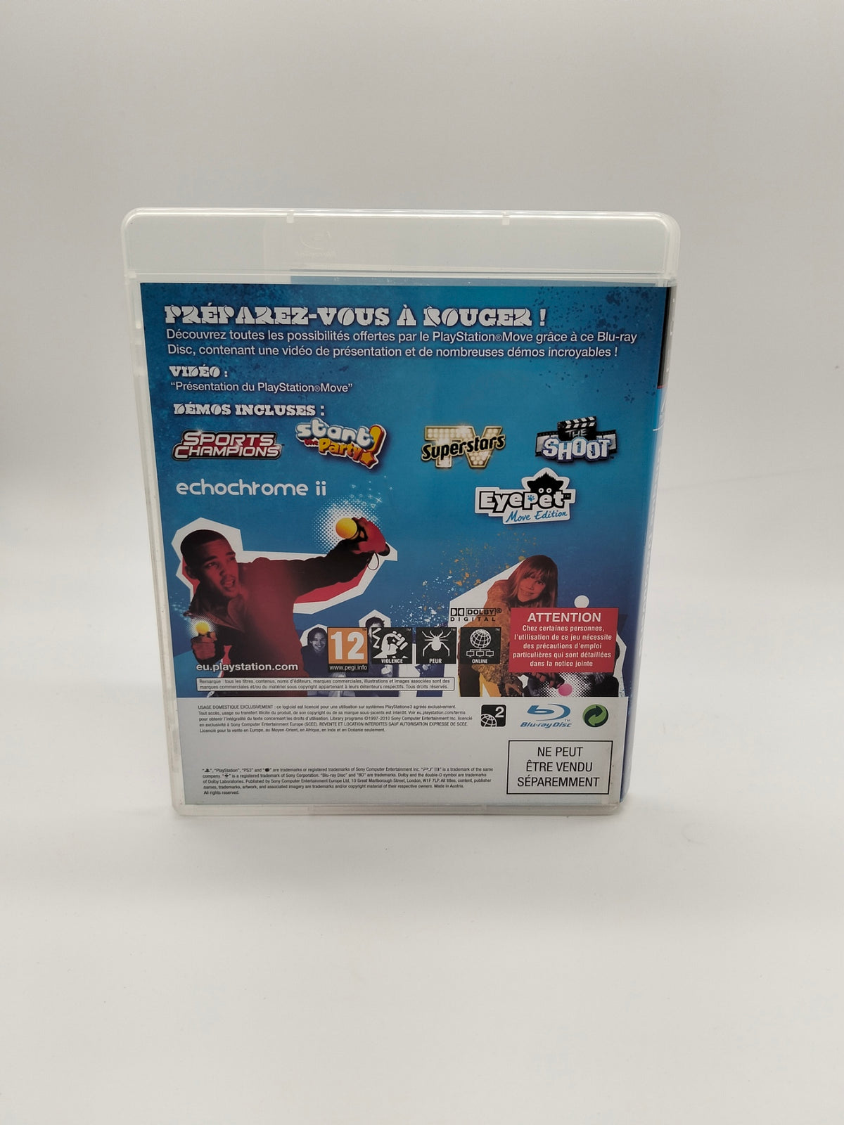 Disque Découverte PlayStation Move sur PS3