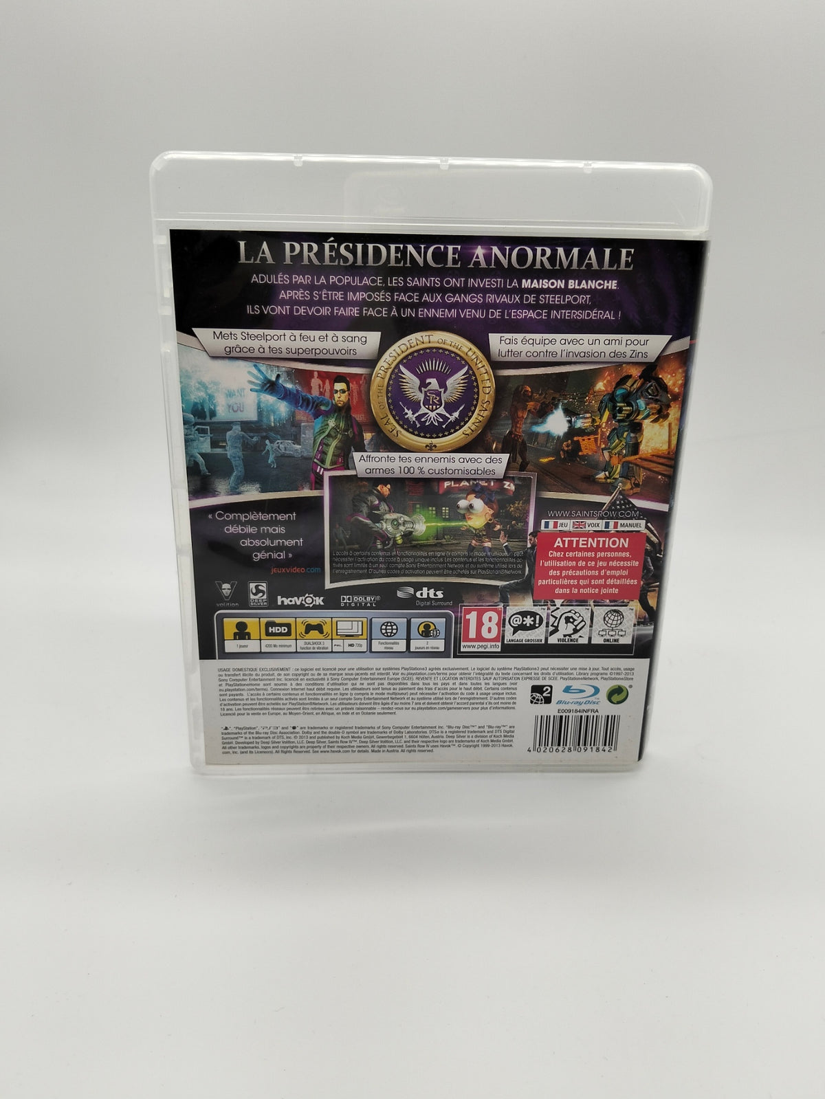Saints Row IV sur PS3