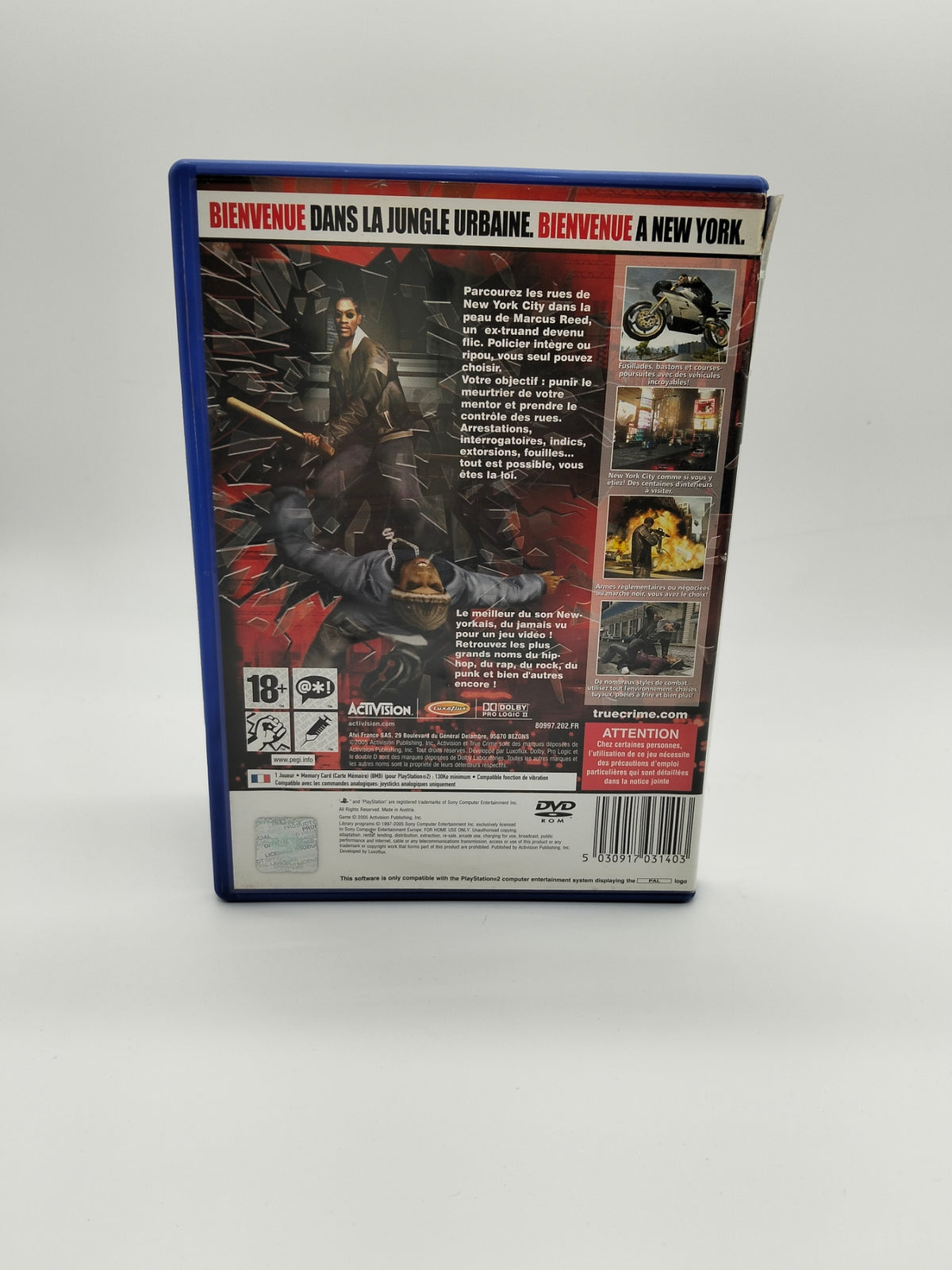 True Crime: New York City sur PlayStation 2